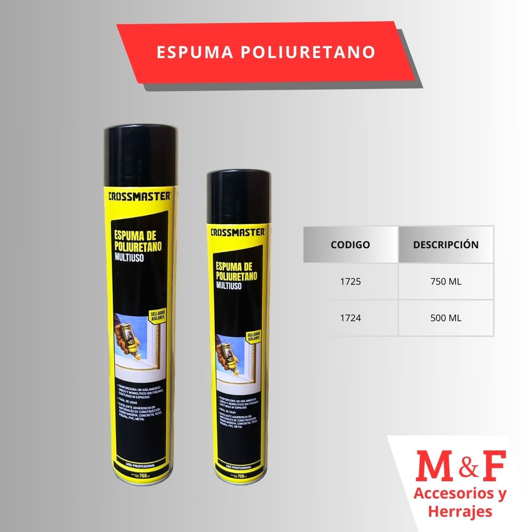Espuma Poliuretano 500 ML