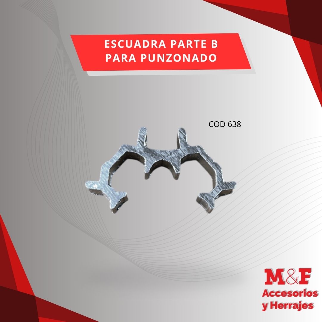 Escuadra Parte B para Punzonado