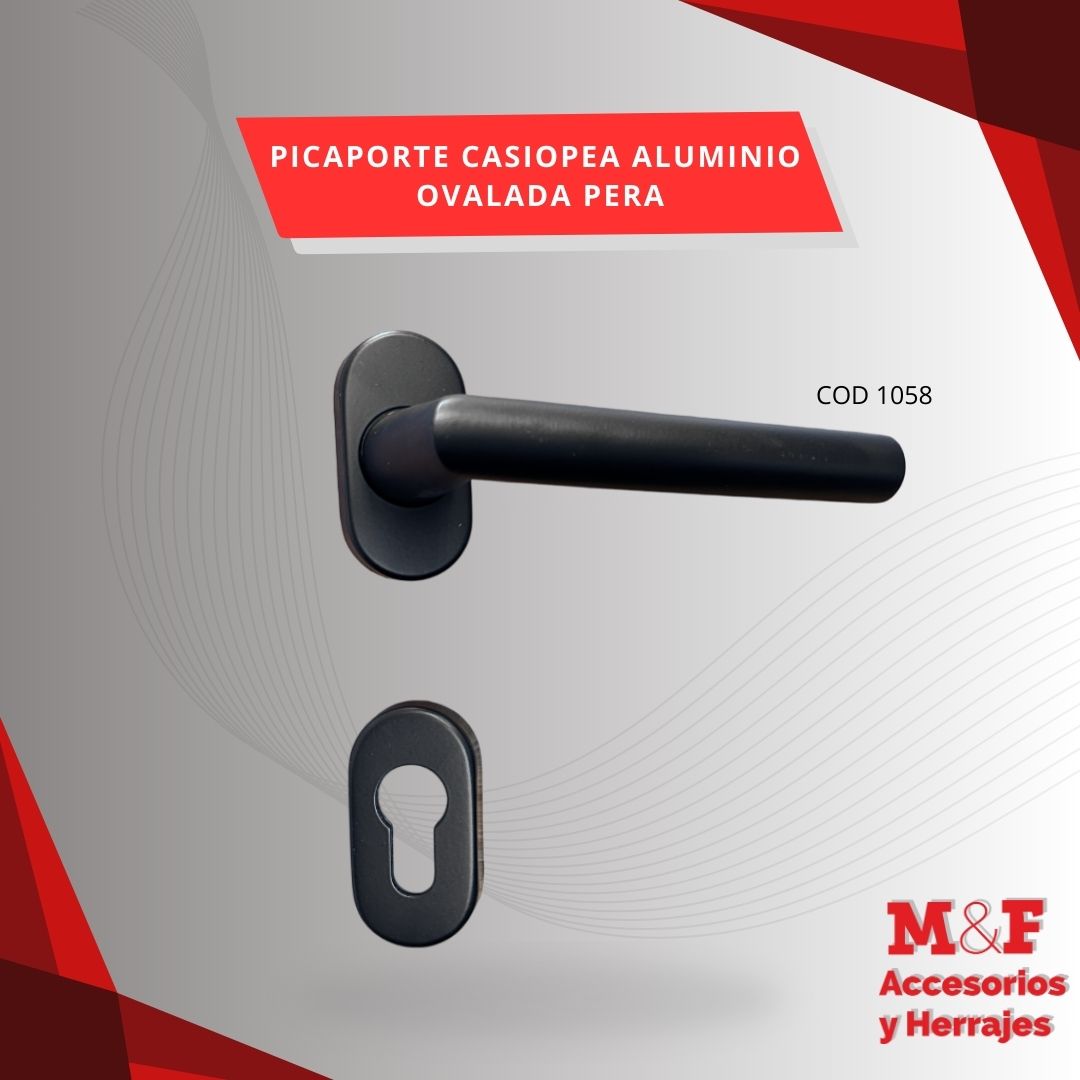 Picaporte Casiopea Doble Balancin Alum Sidañez