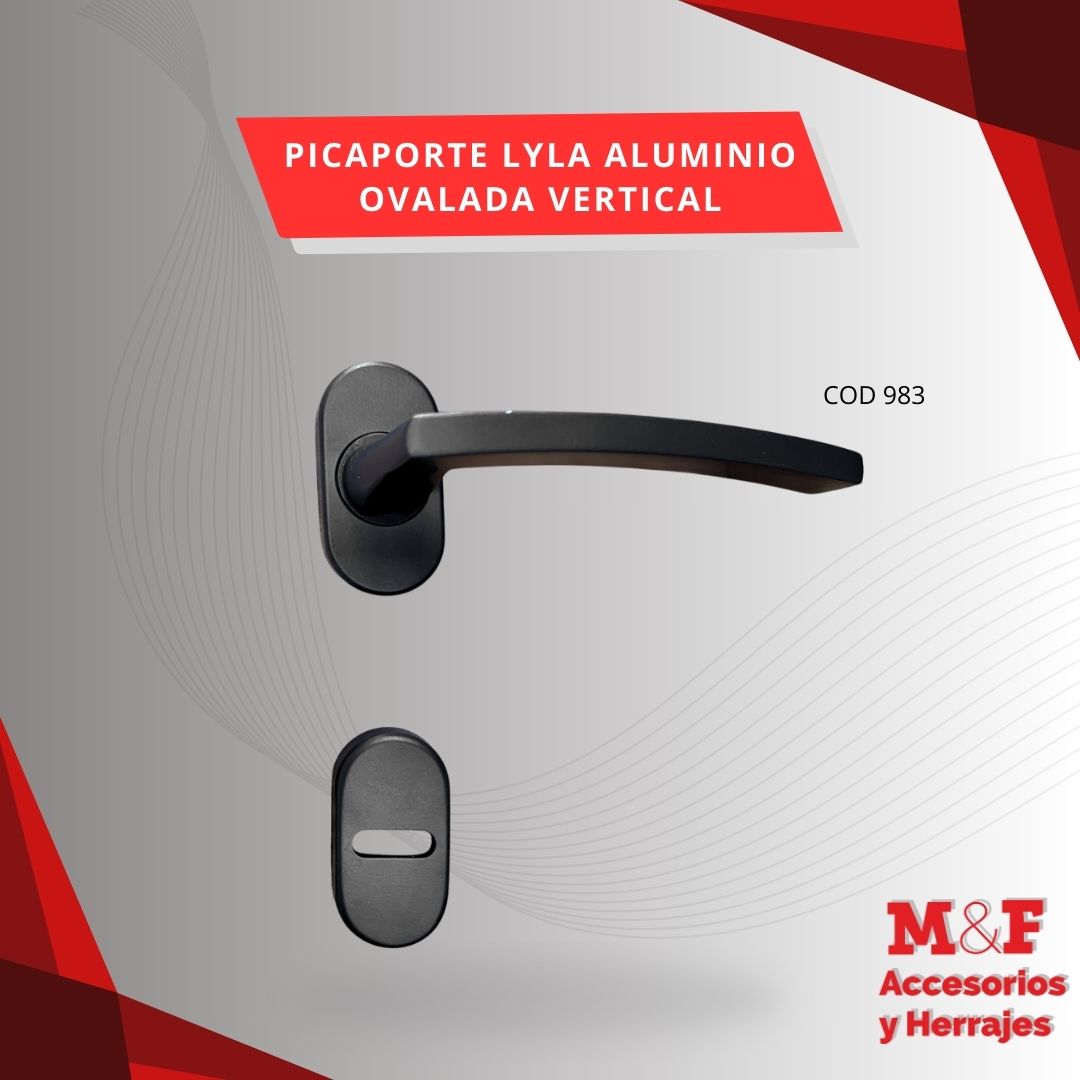 Picaporte Lyla Doble Balancin Alum Sidañez