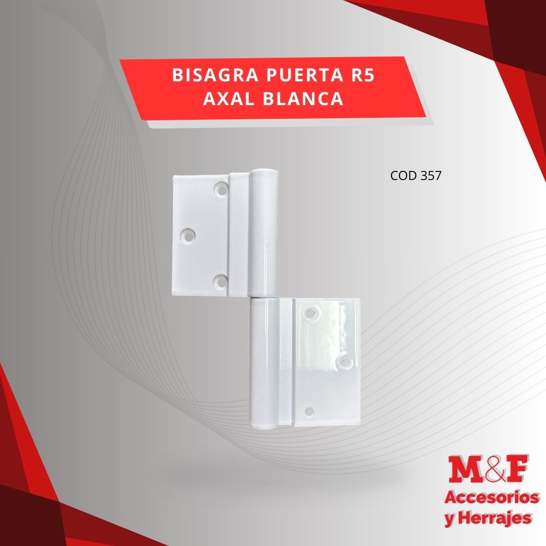 Bisagra R5 Blanca