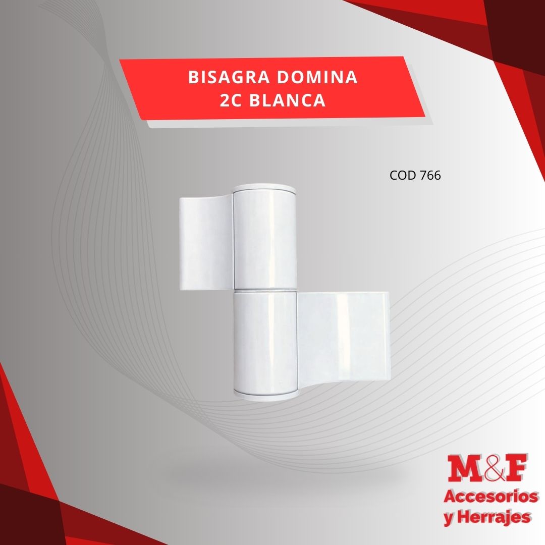 Bisagra Domina 2C Blanca