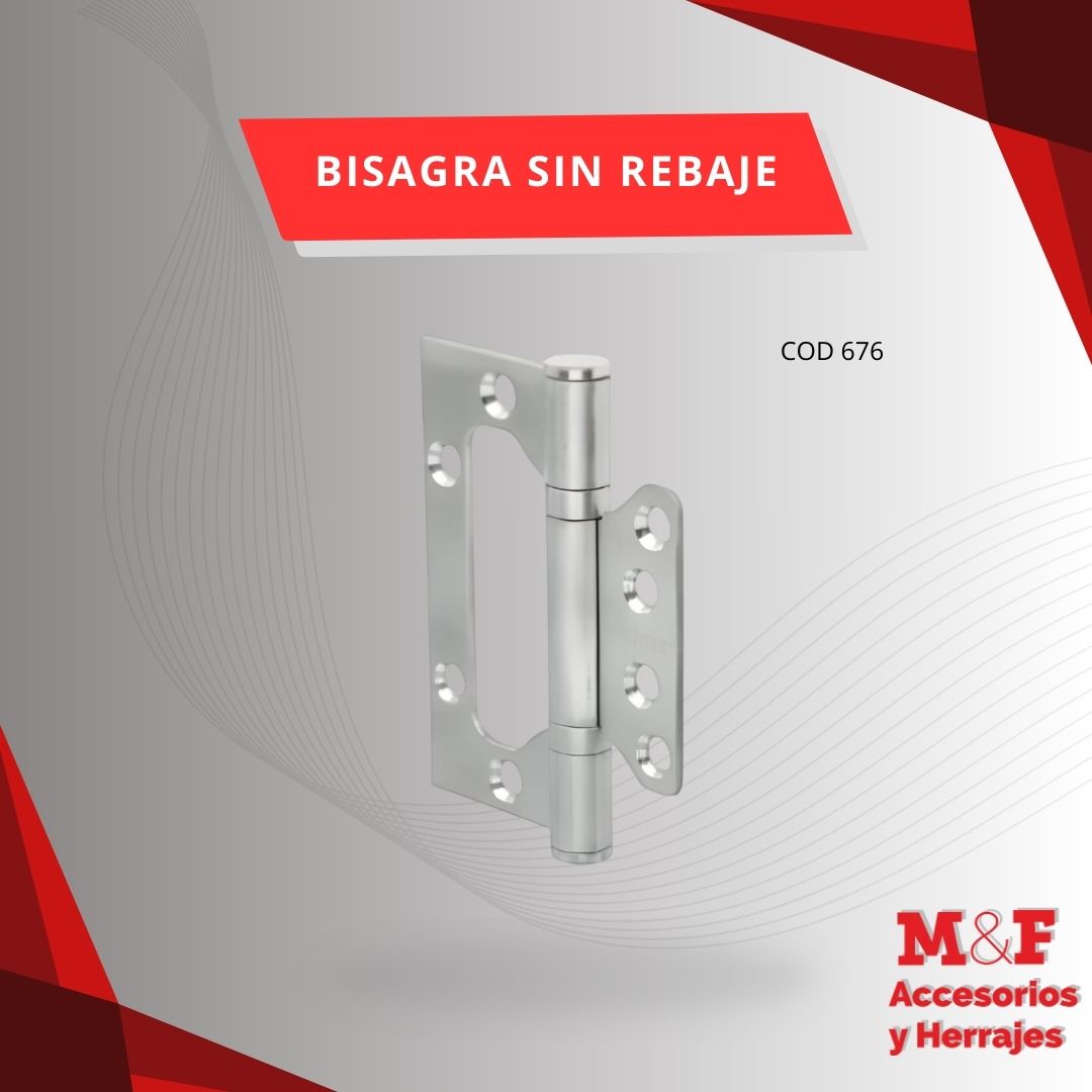 Bisagra Sin Rebaje