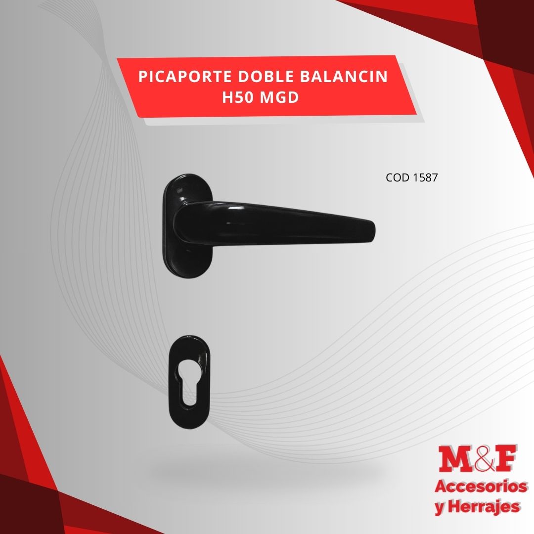 Picaporte Doble Balancin H50 MGD