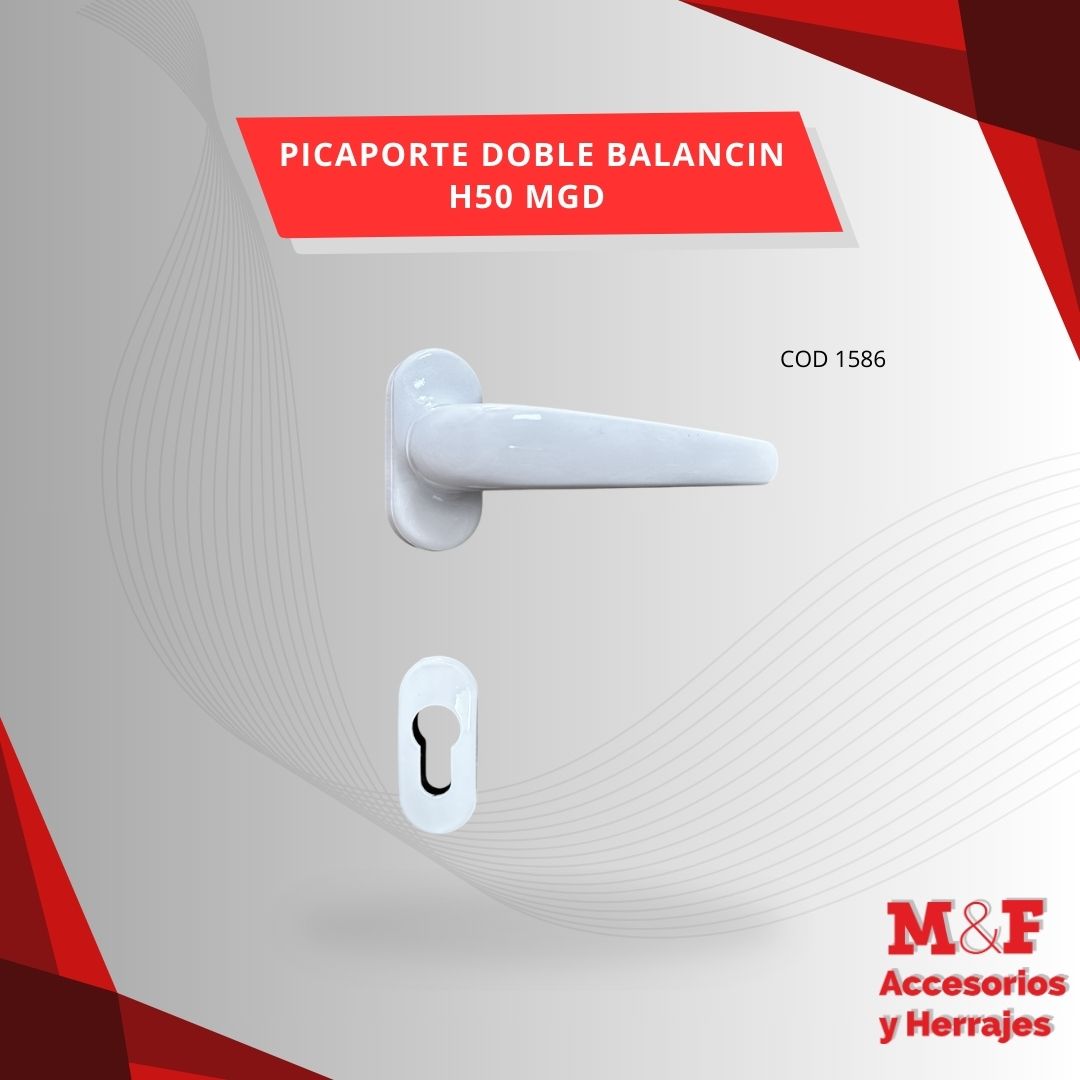 Picaporte Doble Balancin H50 MGD