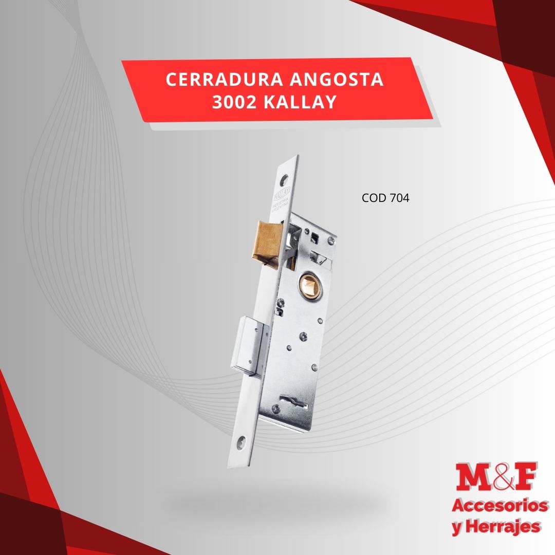 Cerradura Angosta 3002 Kallay