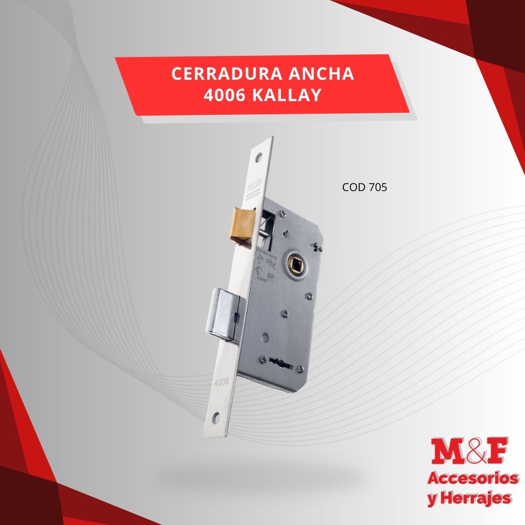 Cerradura Ancha 4006 Kallay