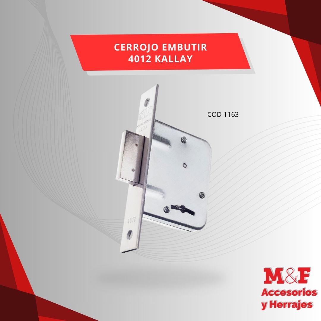 Cerrojo Embutir 4012 Kallay