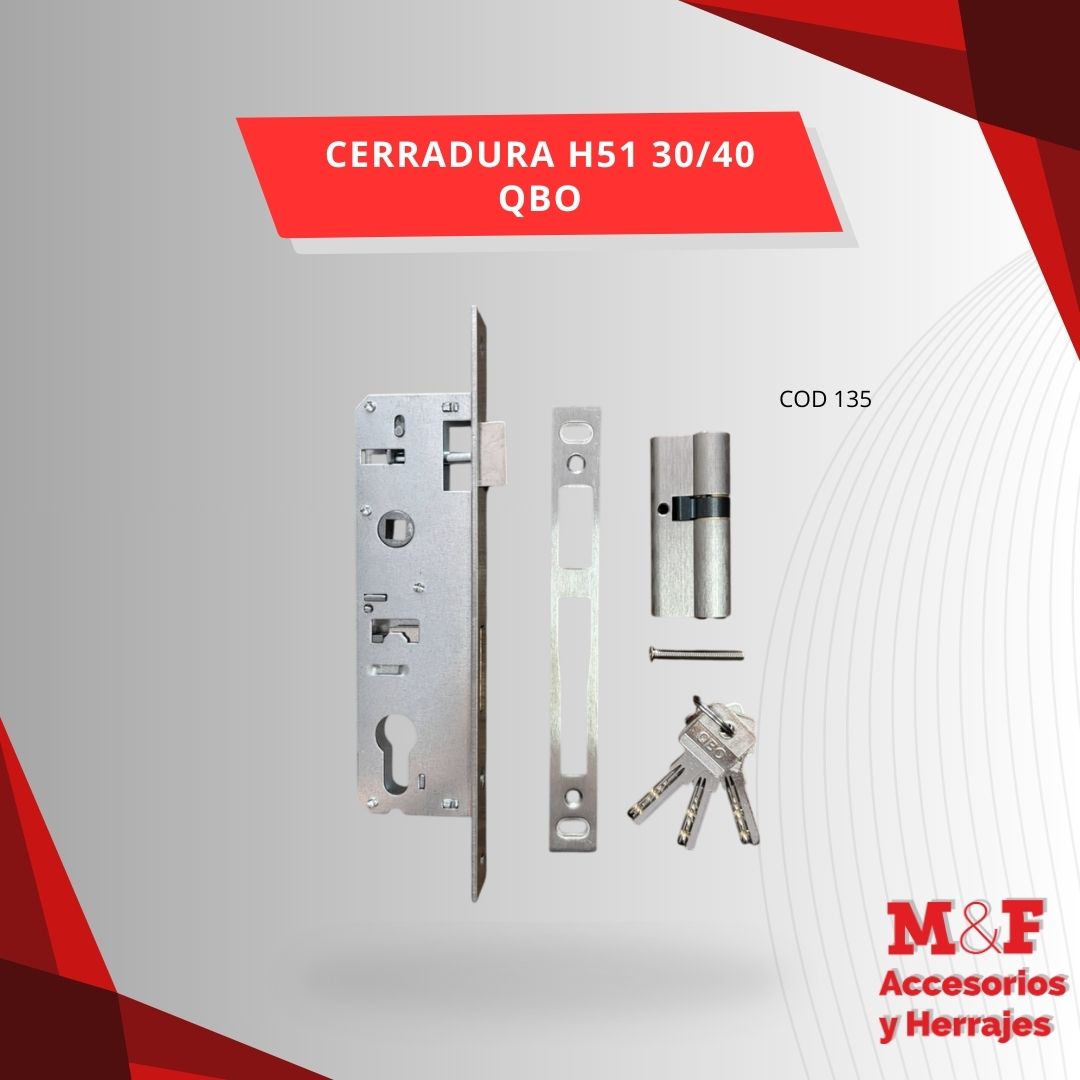 Cerradura H51 30/40 Qbo