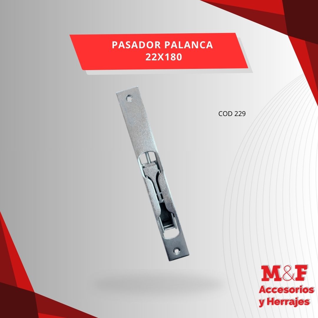 Pasador Palanca 22x180