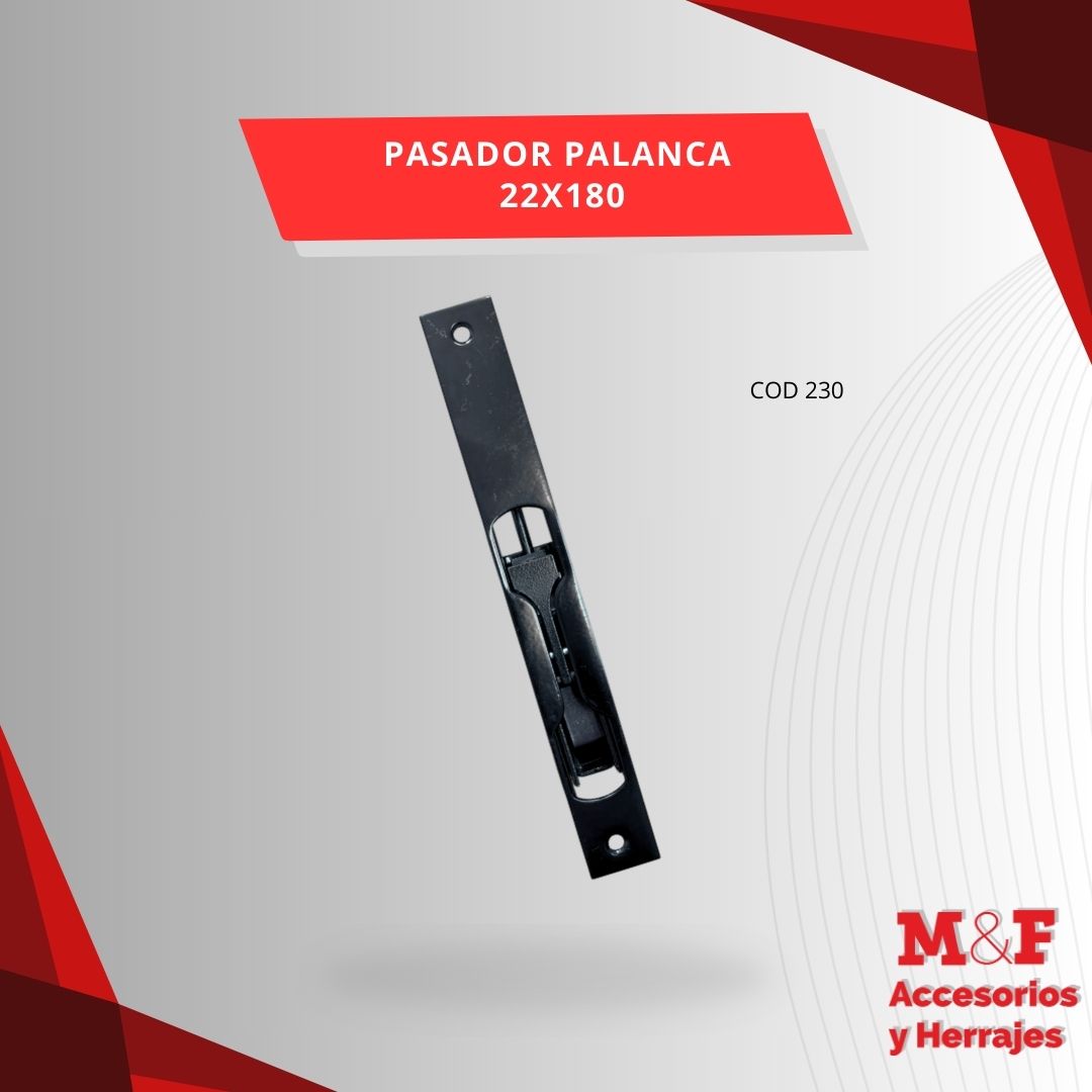 Pasador Palanca 22x180