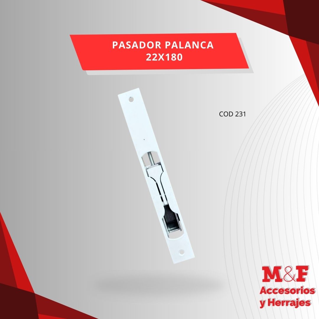 Pasador Palanca 22x180