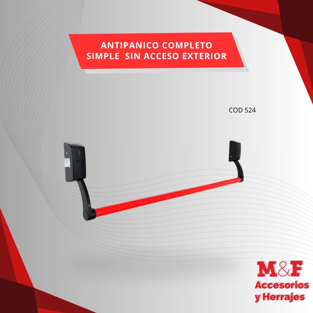 Antipanico Completo Simple Sin Acceso Exterior