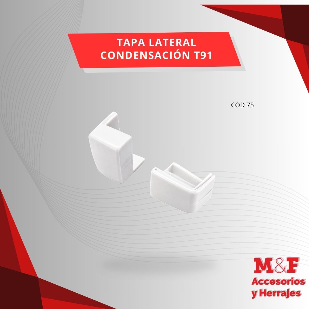 Tapa Lateral Condensación T91 Blanco