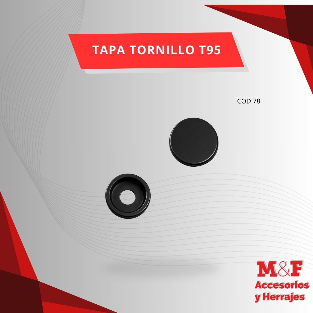 Tapa Tornillo T95 Negro