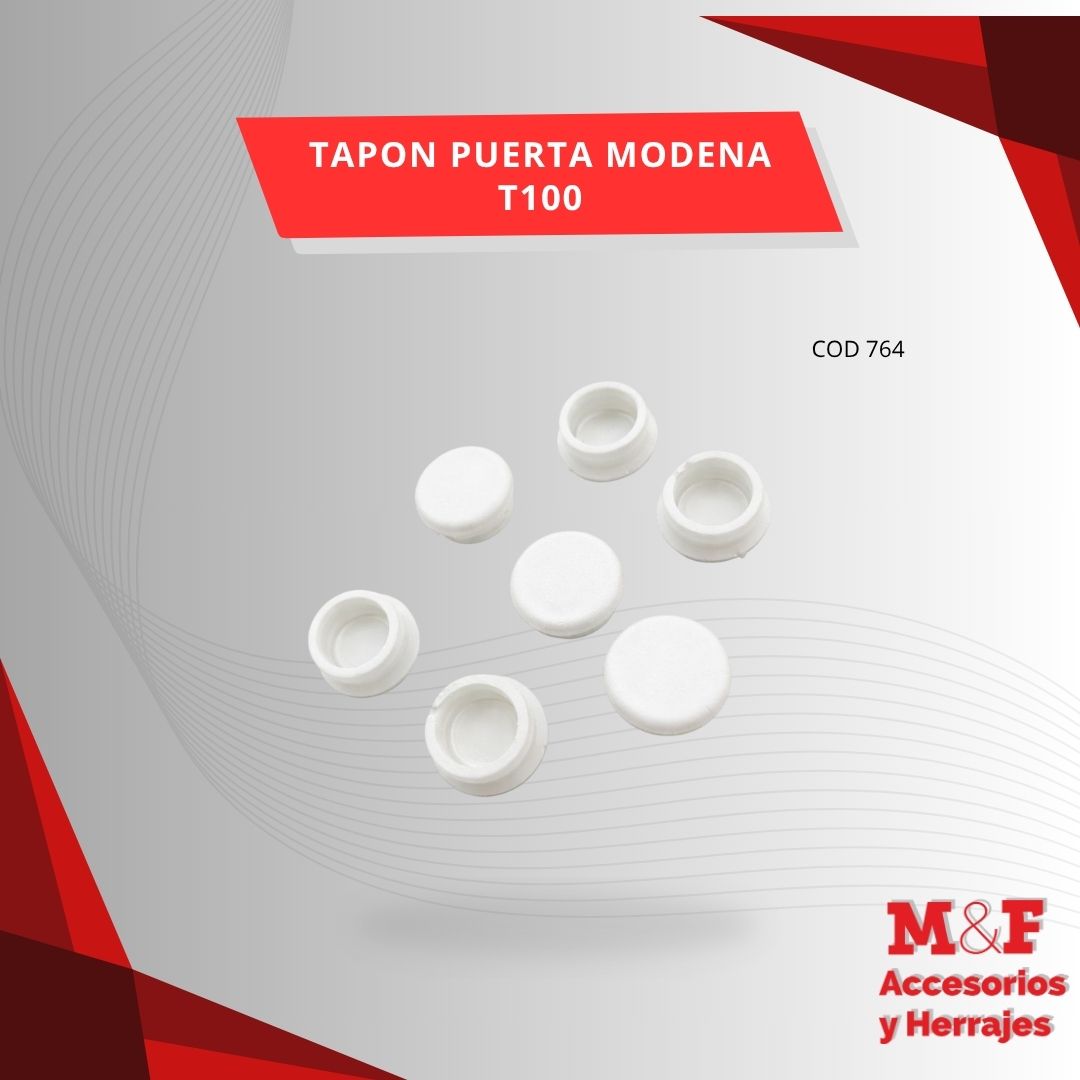 Tapon Puerta Modena T100 Blanco