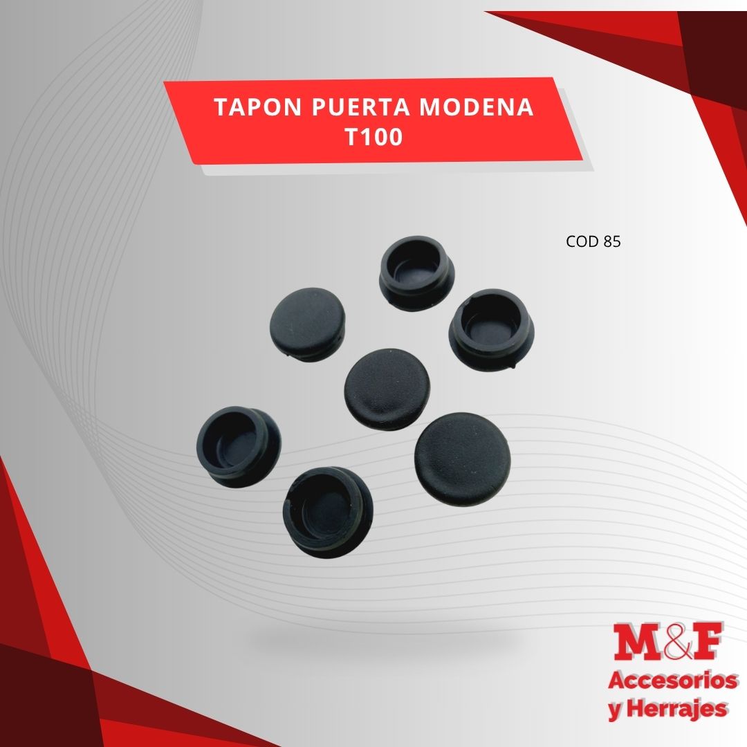 Tapon Puerta Modena T100 Negro